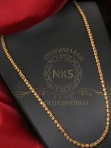 Arudhras fashion jewels Gold-Plated Brass Necklace