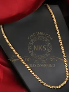 Arudhras fashion jewels Gold-Plated Brass Necklace