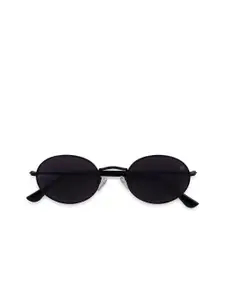 HASHTAG EYEWEAR Women Oval Sunglasses with UV Protected Lens HTMS-1524762-C5