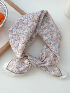 QUECY Women Printed Cotton Scarf