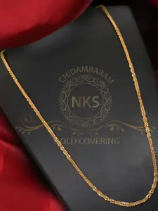 Arudhras fashion jewels Gold-Plated Brass Necklace