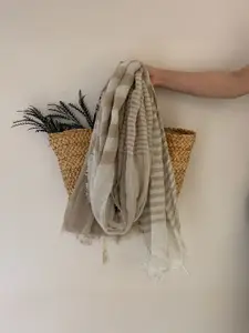 QUECY Women Striped Scarf