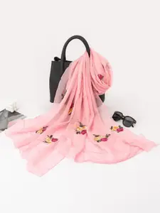 QUECY Women Embroidered Scarf