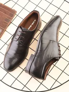 pelle albero Men Leather Formal Derbys Shoes