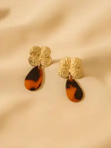 Accessorize Artificial Beaded Floral Shaped Drop Earrings