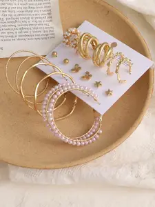 Vembley Gold-Plated Hoop  Earrings