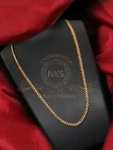 Arudhras fashion jewels Gold-Plated Brass Necklace