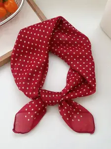 QUECY Women Self Design Printed Scarf