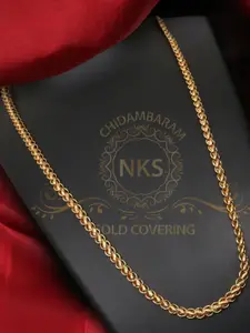 Arudhras fashion jewels Gold-Plated Brass Necklace