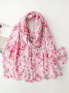 QUECY Women Floral Printed Scarf