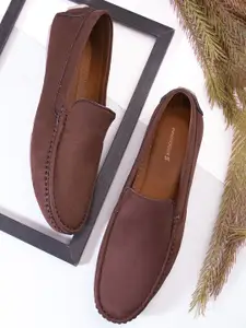 Provogue Men Slip-On Antibacterial Driving Shoes