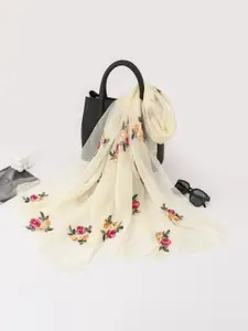 QUECY Women Printed Silk Scarves