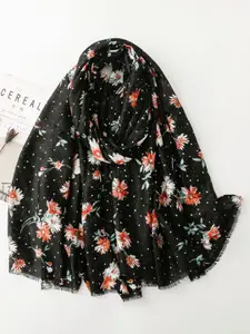 QUECY Women Floral Printed Scarf