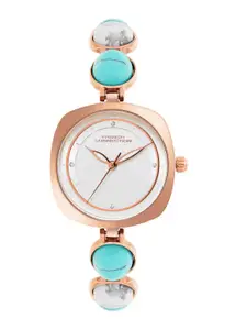 French Connection Women Sunray Round Dial & Bracelet Style Straps Analogue Watch FCD2URGM