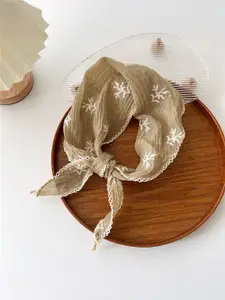 QUECY Women Embroidered Scarf