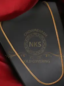 Arudhras fashion jewels Gold-Plated Brass Necklace