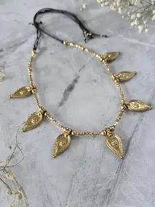 Studio Anviksha Leaf Statement Choker Necklace