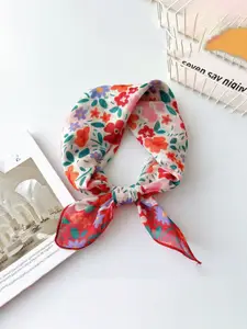 QUECY Women Floral Printed Scarf