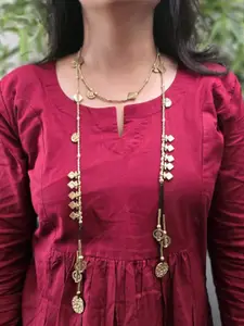 Studio Anviksha Beaded Wraparound Statement Open Necklace