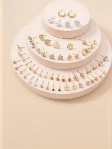 Vembley Gold-Plated Stud Earrings