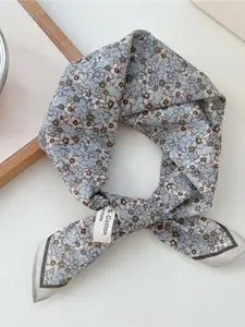 QUECY Women Printed Cotton Scarf