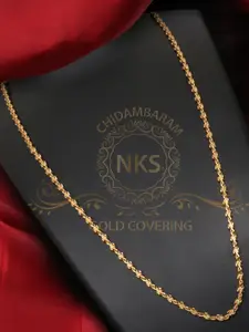 Arudhras fashion jewels Gold-Plated Brass Necklace