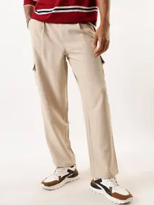 High Star Men Relaxed Easy Wash Pleated Korean Trousers