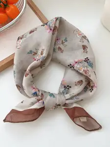 QUECY Women Floral Printed Scarf