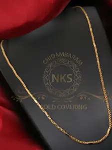 Arudhras fashion jewels Gold-Plated Brass Necklace