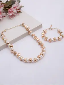 DressBerry Gold-Plated Alloy Necklace