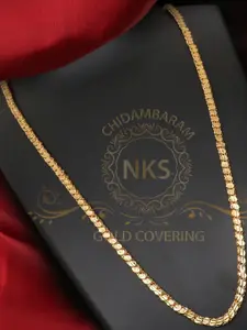 Arudhras fashion jewels Gold-Plated Brass Necklace