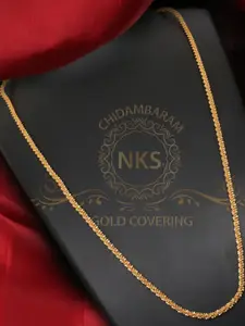 Arudhras fashion jewels Gold-Plated Brass Necklace