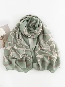 QUECY Abstract Printed Scarf