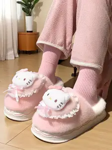 WOLVESDEN Women Self Design Room Slipper