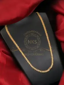 Arudhras fashion jewels Gold-Plated Brass Necklace