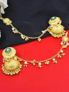 J & C Fashion Arena Gold Plated Jhumka Embellished with Ghungroo