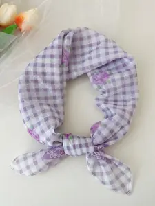 QUECY Women Self Design Printed Scarf