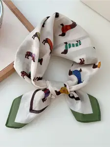 QUECY Women Printed Cotton Scarf