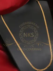 Arudhras fashion jewels Gold-Plated Brass Necklace