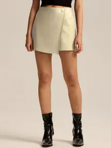 StyleCast x Revolte Women Mid-Rise Mini Skorts