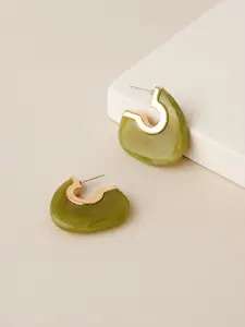 Accessorize Chunky Crescent Shaped Half Hoop Earrings