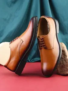 pelle albero Men Leather Formal Derbys Shoes