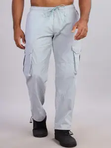 PAUL STREET Men Sway Relaxed Mid-Rise Cotton Cargos