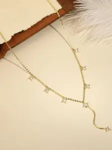 Cierra 18KT Gold-Plated Cubic Zirconia Studded Necklace