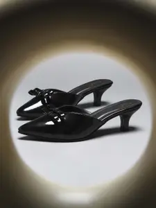 Froh Feet Women Party Kitten Mules Heels