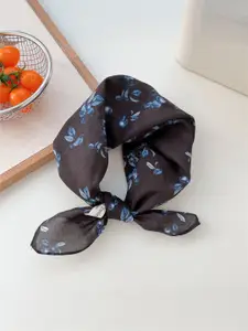 QUECY Women Self Design Printed Scarf