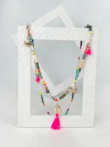 Accessorize Artificial Beaded Statement Necklace