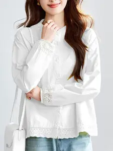 StyleCast Women Round Neck Short Sleeves Cotton Top