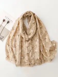 QUECY Printed Silk Scarf