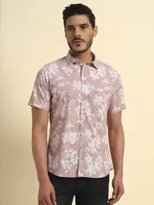 Cantabil Men Comfort Floral Printed Casual Shirt